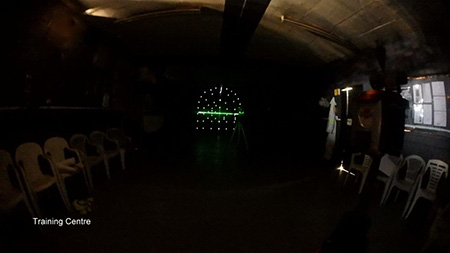 Dark tunnel for training